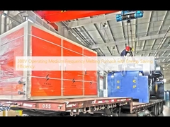 Forno di fusione a media frequenza operante a 380V con efficienza energetica