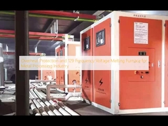 Protezione dal surriscaldamento e forno di fusione a 129 tensione di frequenza per l'industria della lavorazione dei metalli