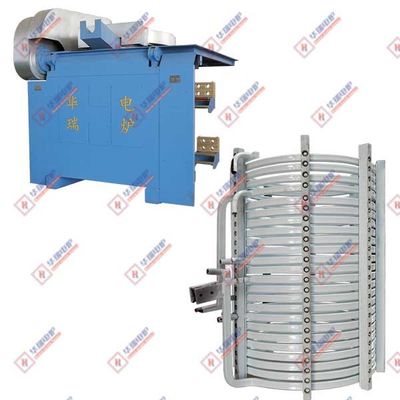 Forno a induzione a guscio di acciaio IGBT con elevata efficienza di fusione e elevate prestazioni di sicurezza