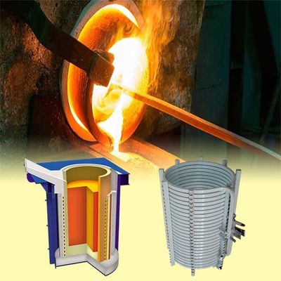 Forno di fusione a vuoto a media frequenza di prima classe Risparmio energetico