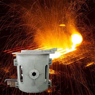 Forno di fusione del ferro ad alta affidabilità Forno di fusione dei metalli a basso guasto tipo di induzione