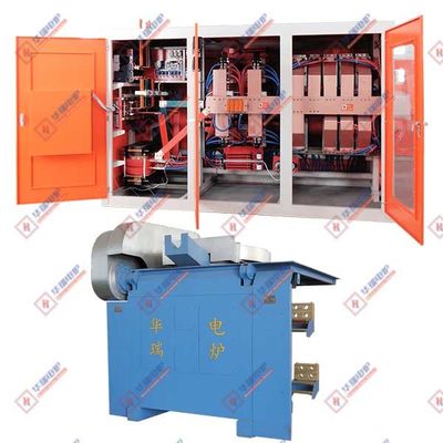 Forno a induzione a guscio di acciaio IGBT con elevata efficienza di fusione e elevate prestazioni di sicurezza