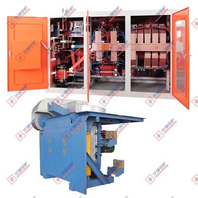 Forno a induzione in acciaio ad alta sicurezza per l'oro Tempo di fusione breve Alta durata
