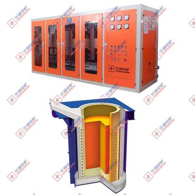 Forno di fusione a media frequenza affidabile e fluido, a risparmio energetico