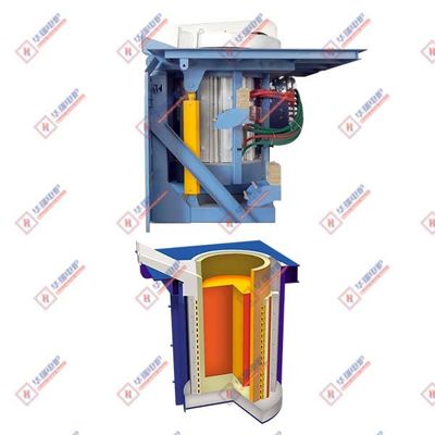 Forno di fusione a induzione resistente con risparmio energetico ottimale