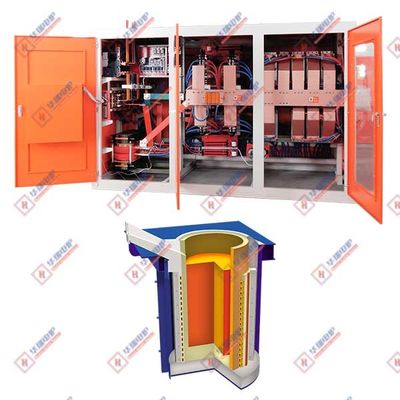 Velocità di fusione rapida Forno di fusione a induzione Affidabile Facile