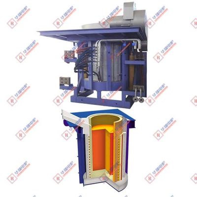Forno di fusione a induzione 660V Basso consumo di energia 3500KW