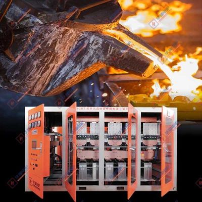 Forno di fusione per metallo a induzione da 800 KVA