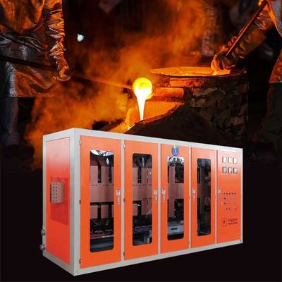 Forno di fusione di ferro ad alta sicurezza a media frequenza Risparmio energetico