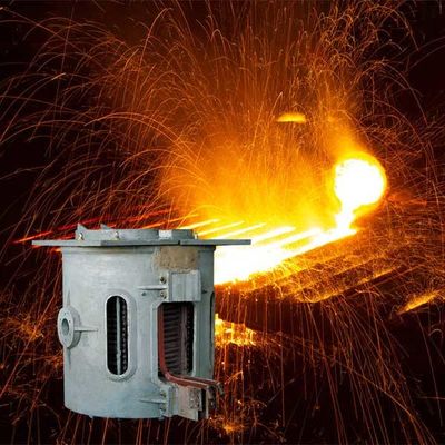Forno di fusione per ferro e acciaio personalizzato con bassa manutenzione e media frequenza