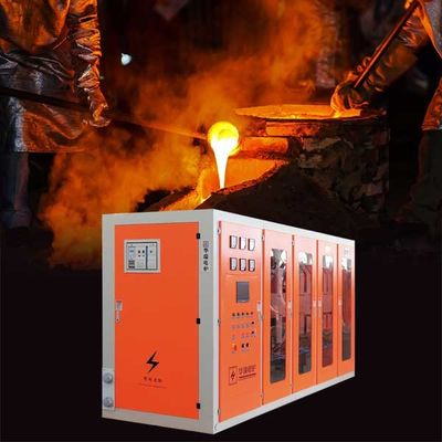 Forno a induzione ad alta efficienza per la fusione dell'acciaio