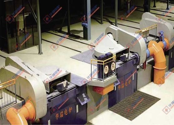 Efficienza Forno elettrico per la fusione dei metalli Forno di fusione per induzione Risparmio energetico > 95% Sicurezza