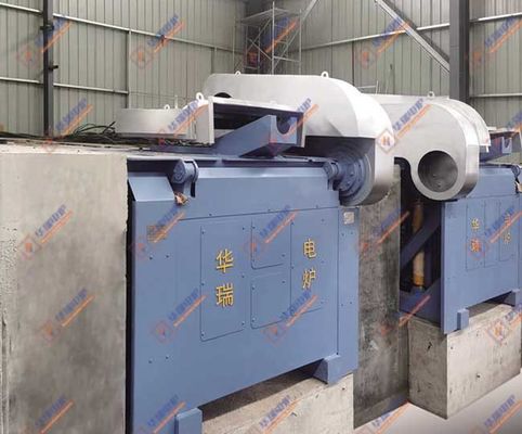 Efficienza Forno elettrico per la fusione dei metalli Forno di fusione per induzione Risparmio energetico > 95% Sicurezza