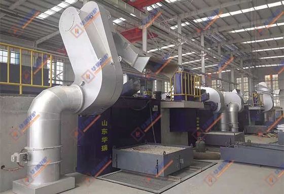 Efficienza Forno elettrico per la fusione dei metalli Forno di fusione per induzione Risparmio energetico > 95% Sicurezza