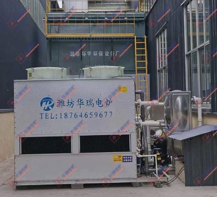 Efficienza Forno elettrico per la fusione dei metalli Forno di fusione per induzione Risparmio energetico > 95% Sicurezza