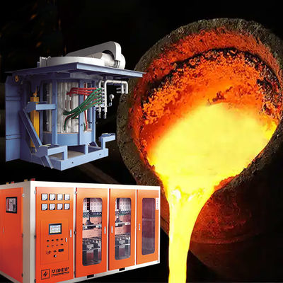 Forno di fusione ad induzione elettrica completamente progettato per la sicurezza per risparmiare energia 15%-20% della fusione del ferro
