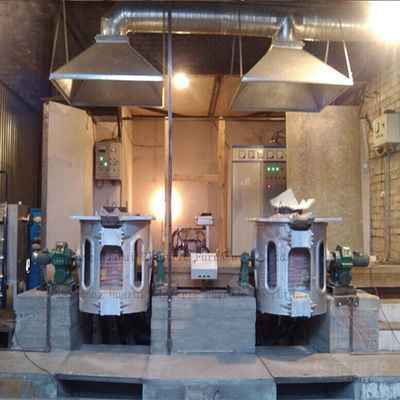 Forno di fusione per induzione elettrica industriale con 530 consumi di ferro fuso controllo preciso della temperatura