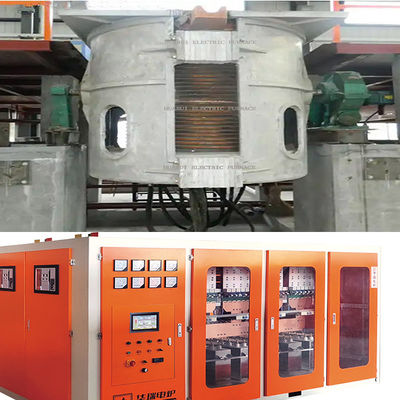Forno di fusione ad induzione elettrico ad alta efficienza / forno di fusione ad induzione con fattore di potenza aumentato