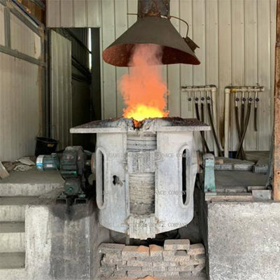 Forno di fusione ad induzione elettrico ad alta efficienza / forno di fusione ad induzione con fattore di potenza aumentato