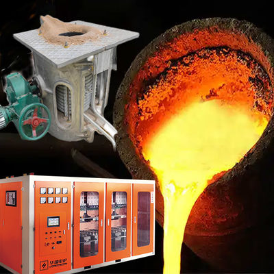 Forno di fusione a induzione per metallo con sicurezza affidabile