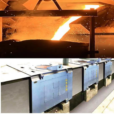 Tempo di fusione rapido Forno di fusione del ferro Alta durata durante l'intero processo di esecuzione Servizio post-vendita