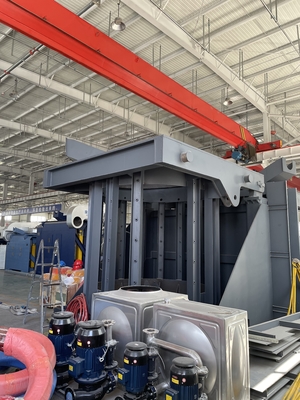 Forno di fusione metalli ad alta efficienza con torre di raffreddamento chiusa