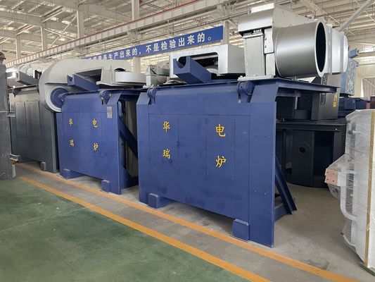 Forno di fusione del ferro di facile installazione con un consumo di energia di 50 kW e una temperatura di funzionamento fino a 1600 °C